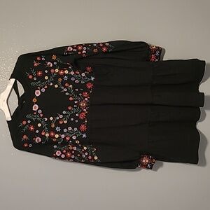 ASOS FLORAL EMBROIDERED DRESS